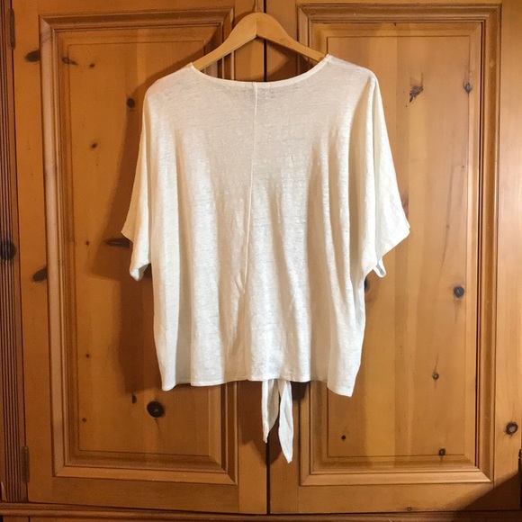 Alfani Tie Front Blouse - Picture 4 of 4